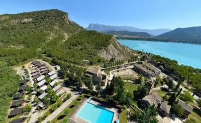 Paisaje cerca de este camping