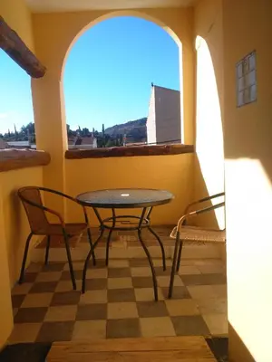 Un balcón o terraza de Apartamentos Calanda