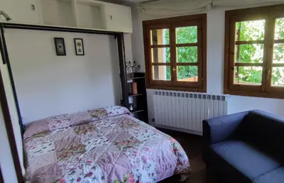 Cama o camas de una habitación en La Solana del Laball