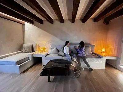 Zona de estar de Poble Rural Puig Arnau - Pubilló