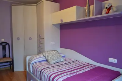 Cama o camas de una habitación en Apartamento Nuevo Baztan