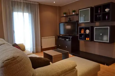 Una cocina o zona de cocina en Apartamento Nuevo Baztan