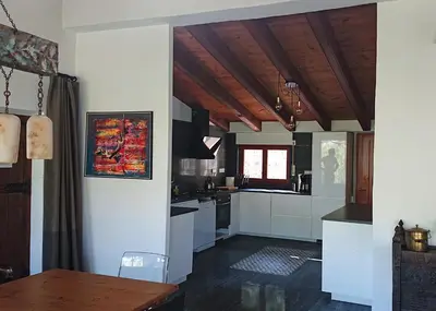 Una cocina o zona de cocina en Casa El Pinar
