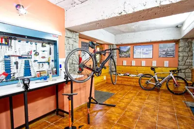 Gimnasio o instalaciones de fitness de Mauberme Mountain Boutique Hotel