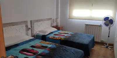 Cama o camas de una habitación en Casa L'Ababol