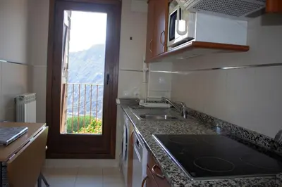 Una cocina o zona de cocina en Apartamentos Ball Benas Edificio Aigualluts