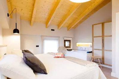 Cama o camas de una habitación en La Posada de Silvan