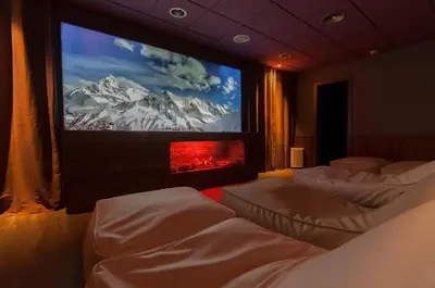 Cama o camas de una habitación en Hotel Vilagaros