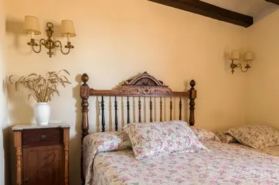 Cama o camas de una habitación en Cal Carulla