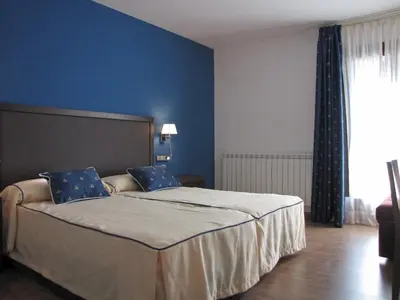 Cama o camas de una habitación en Hotel Sesué