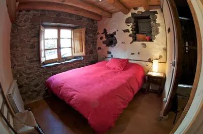 Cama o camas de una habitación en Casa Independiente Rural Ca de Corral