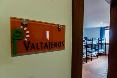Cama o camas de una habitación en Albergue Turístico Tierras Altas