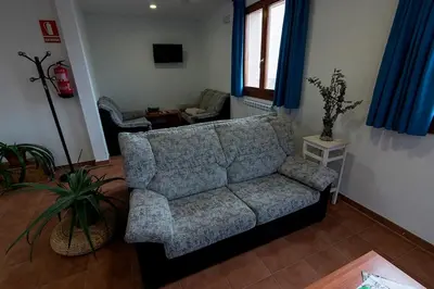 Zona de estar de Albergue Turístico Tierras Altas