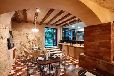 Zona de estar de El Palauet del Priorat