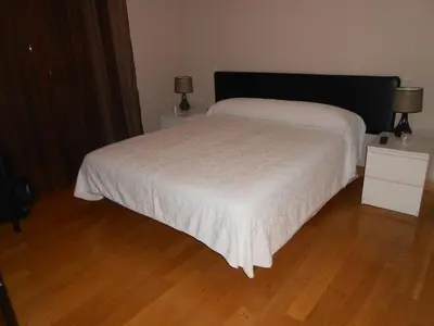 Cama o camas de una habitación en Hospedaje Nuestra Señora de Ujue