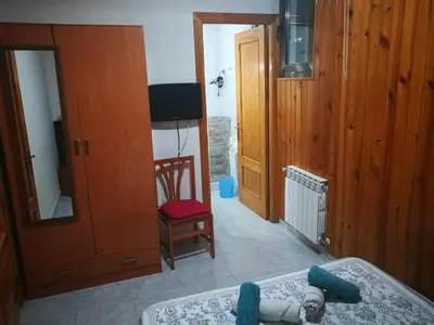 Cama o camas de una habitación en Hostal Escarla