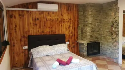 Cama o camas de una habitación en Hostal Escarla