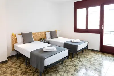 Cama o camas de una habitación en Duc Allotjament