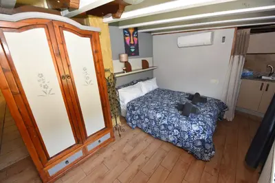 Cama o camas de una habitación en Hotel Rural el Castillo