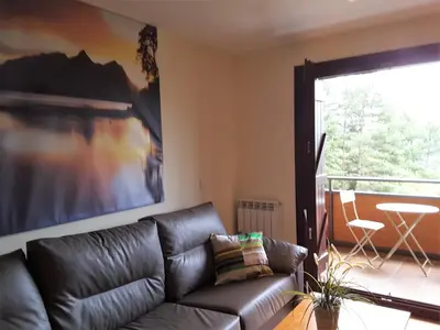 Zona de estar de Apartamentos Argualas