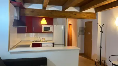 Una cocina o zona de cocina en Apartamentos Panticosa