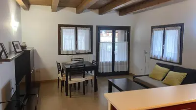 Zona de estar de Apartamentos Panticosa