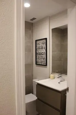 Un baño de Apartamento Sanguesa