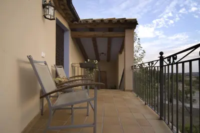 Un balcón o terraza de Apartamentos Casa Vidal