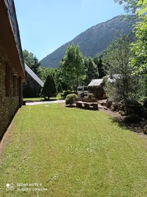 Paisaje cerca de este chalet de montaña