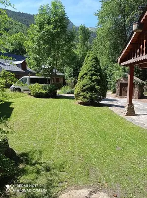 Paisaje cerca de este chalet de montaña