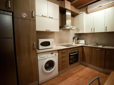 Una cocina o zona de cocina en Apartaments El Jaç