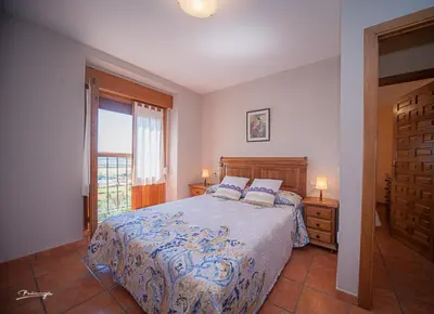 Cama o camas de una habitación en Casa Orduna Autural
