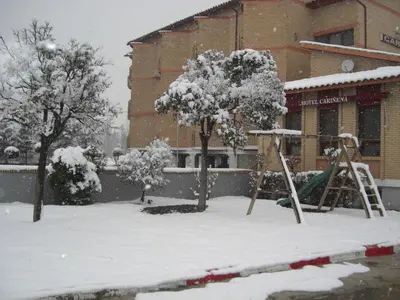 Hotel Cariñena en invierno