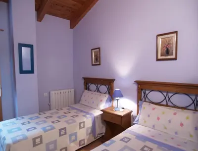Cama o camas de una habitación en Casa Javier