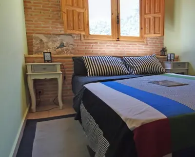 Cama o camas de una habitación en Observatorio de Buitres Mas de Bunyol