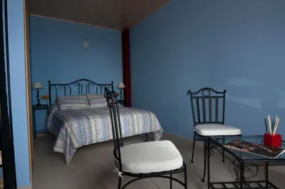 Cama o camas de una habitación en Observatorio de Buitres Mas de Bunyol