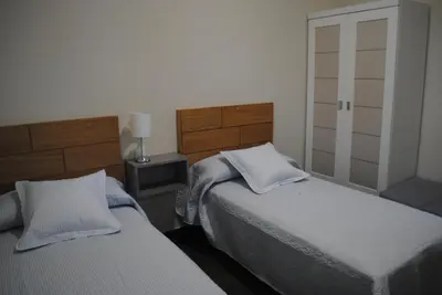 Cama o camas de una habitación en Guara Rural