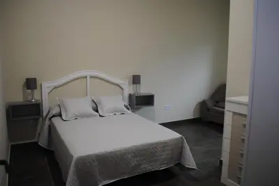 Cama o camas de una habitación en Guara Rural
