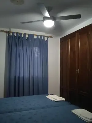 Cama o camas de una habitación en Hostal Restaurante el Cazador
