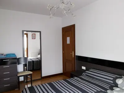 Cama o camas de una habitación en LEKU-EDER