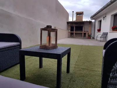 Zona de estar de Lagunen Etxea