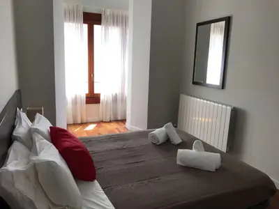 Cama o camas de una habitación en VTZ El Balcón de Rey Alfonso II