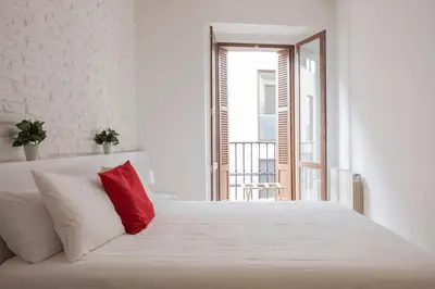 Cama o camas de una habitación en BALCON ENCIERRO! - El Mirador de la Cuesta de Santo Domingo