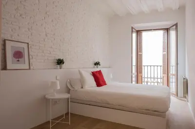 Cama o camas de una habitación en BALCON ENCIERRO! - El Mirador de la Cuesta de Santo Domingo