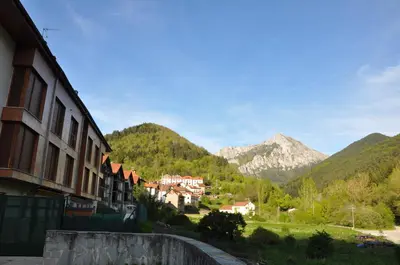 Vista general de una montaña o vista desde el apartamento