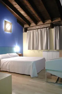 Cama o camas de una habitación en La Merced de la Concordia