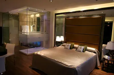 Cama o camas de una habitación en Kadrit Hotel