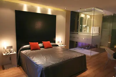 Cama o camas de una habitación en Kadrit Hotel