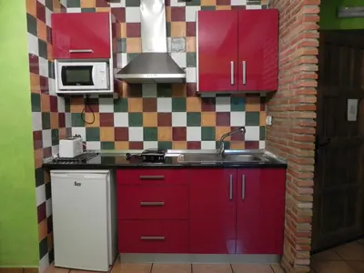 Una cocina o zona de cocina en Turismo Rural Santa Lucia