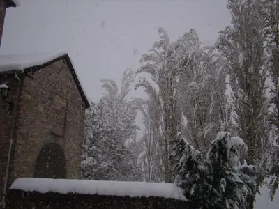 Casa Rural Basajarau en invierno